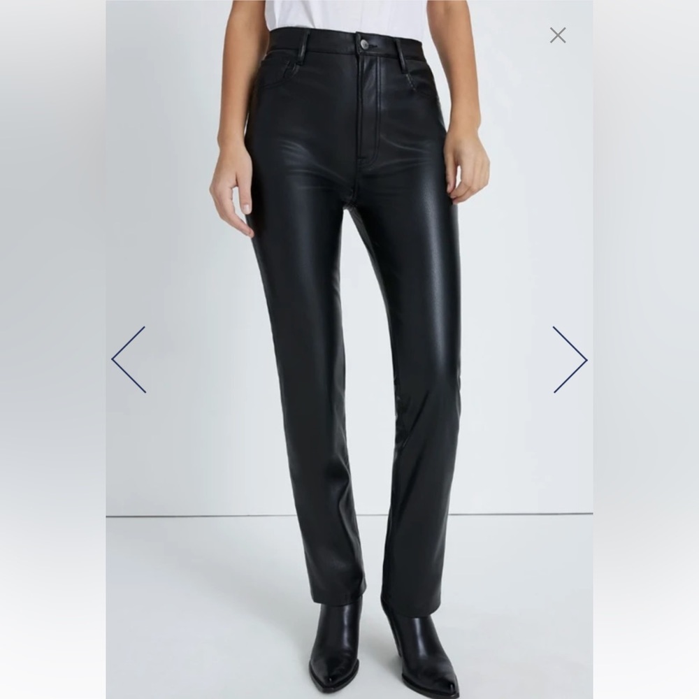 NWT seven for all mankind vegan leather pants size 29